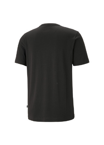 Чорна футболка essentials small logo men's tee Puma