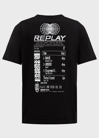 Чорна футболка Replay