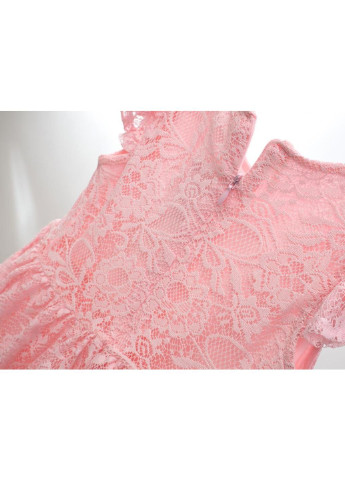 Рожева сукня мереживна (15712-116g-pink) Breeze (251326857)