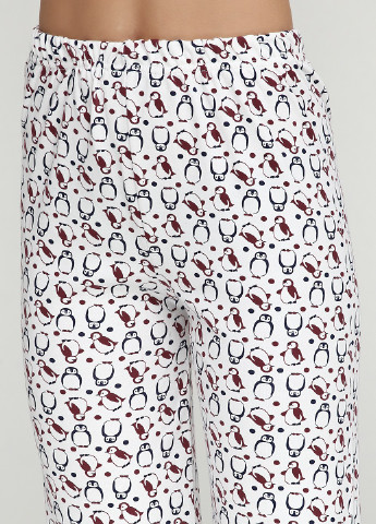 Персиковая зимняя комплект плотный трикотаж (свитшот, брюки) Good Night Pajama