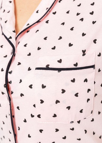 Пудровая всесезон пижама (рубашка, брюки) рубашка + брюки Ager
