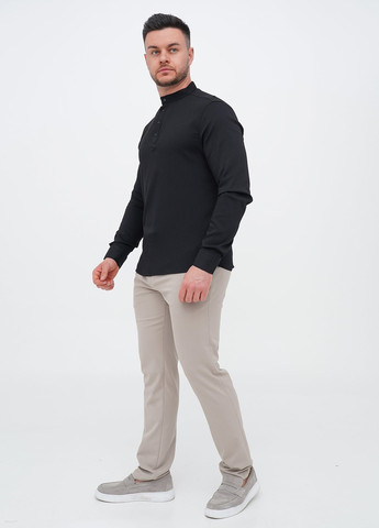 Черная кэжуал, классическая рубашка однотонная Trend Collection