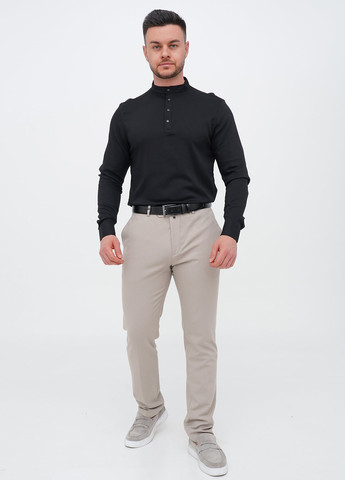 Черная кэжуал, классическая рубашка однотонная Trend Collection