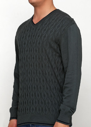 Оливковий (хакі) зимовий пуловер пуловер Vip Stones