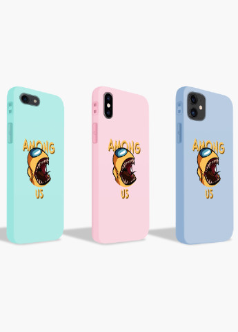 Чохол силіконовий Apple Iphone X Амонг Ас Жовтий (Among Us Yellow) (6129-2409) MobiPrint (219555836)