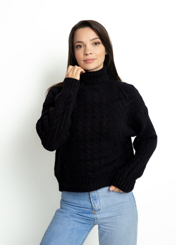 Чорний демісезонний светр Time of Style