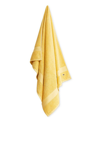 Tommy Hilfiger полотенце, 76х138 см однотонный желтый производство - Индия