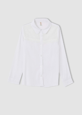 Белая блузка DeFacto демисезонная