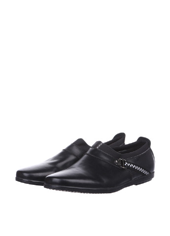 Кэжуал черные мужские туфли Comfortime без шнурков