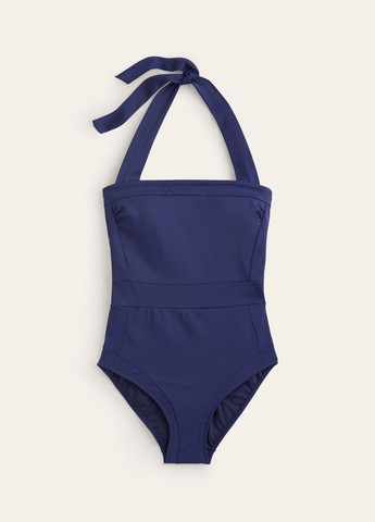 Темно-синій літній купальник суцільний Boden