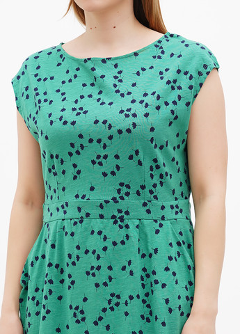 Зеленое кэжуал платье Boden с рисунком