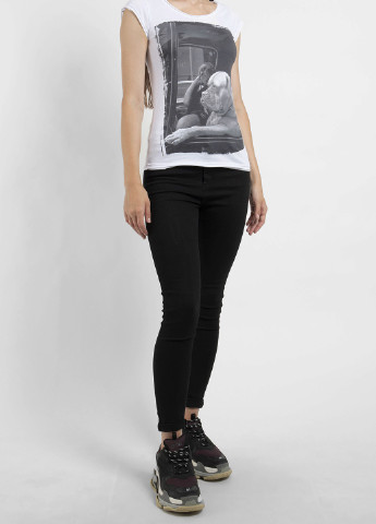 Біла футболка з принтом Dog Ko Samui - (250382456)