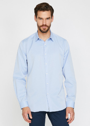 Голубой классическая рубашка KOTON