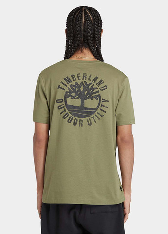 Хаки (оливковая) футболка Timberland