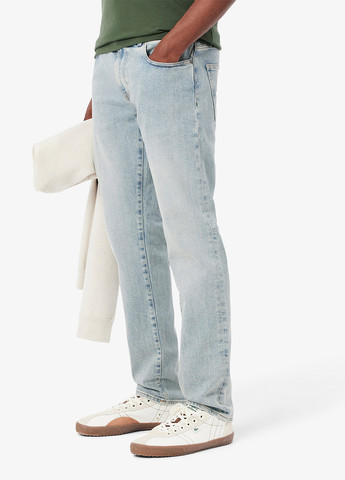 Голубые демисезонные джинсы Lacoste