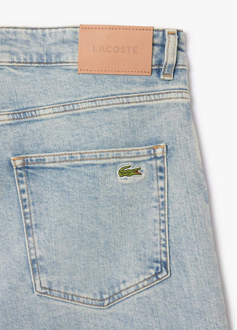 Голубые демисезонные джинсы Lacoste