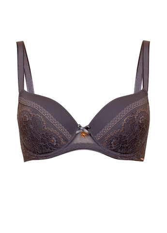 Серый бюстгальтер Marc & André с косточками полиамид