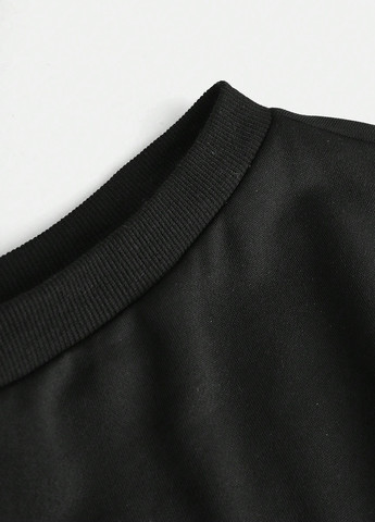 Чорний демісезонний костюм (світшот, штани) брючний SHEIN