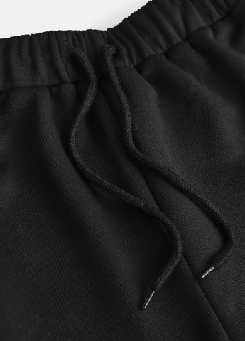 Чорний демісезонний костюм (світшот, штани) брючний SHEIN