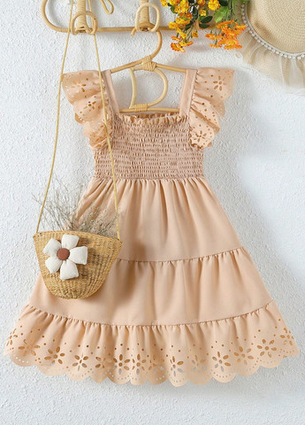 Світло-бежева сукня SHEIN (324389974)