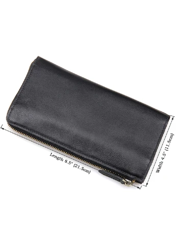 Чоловік шкіряний клатч 21,5х11,5х2,5 см Vintage (229459984)
