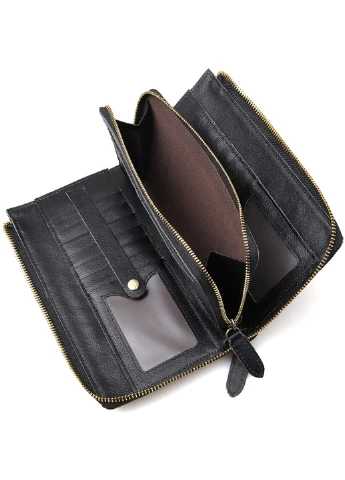 Чоловік шкіряний клатч 21,5х11,5х2,5 см Vintage (229459984)