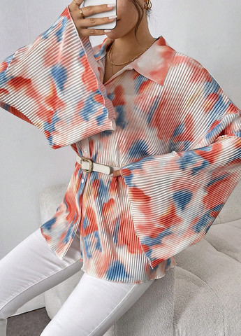 Комбинированная блуза SHEIN