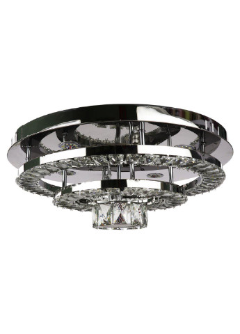 Люстра потолочная хрустальная LED с пультом C1793/500 Хром 19х50х50 см. Sunnysky (253122220)