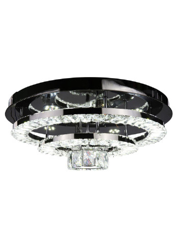 Люстра потолочная хрустальная LED с пультом C1793/500 Хром 19х50х50 см. Sunnysky (253122220)