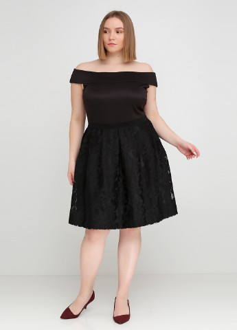 Черное коктейльное платье Anna Field однотонное
