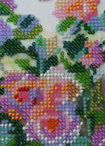Набор для вышивки бисером на натуральном художественном холсте "Легкость бытия" Абрис Арт AB-399 Abris Art (255337293)