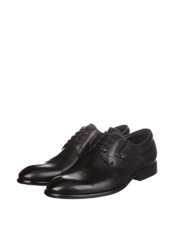 Классические черные мужские туфли Cosottinni на шнурках