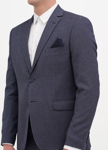 Серо-синий демисезонный костюм (пиджак, брюки) брючный Federico Cavallini