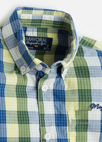 Зеленая кэжуал рубашка Mayoral
