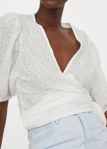 Белая блуза H&M