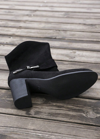 Черные демисезонная ботильоны SHEIN