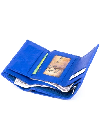 Жіночий шкіряний гаманець 14х8,5х2,5 см st leather (252132290)