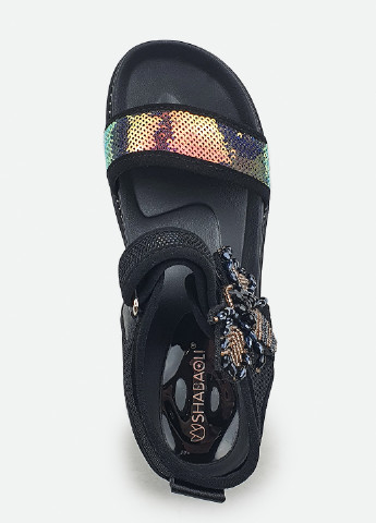 Кэжуал женские сандали текстильные на средней платформе золотистые 38 Fashion