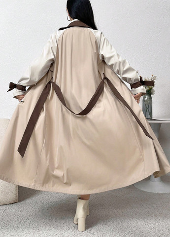 Плащ SHEIN тренчкот на гудзиках демісезон (340109046)