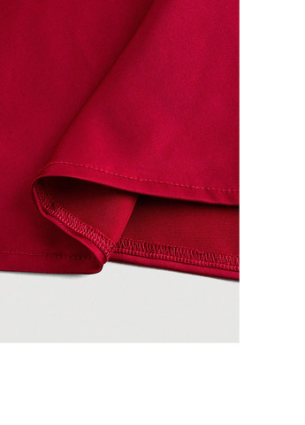 Красное вечернее платье годе SHEIN однотонное