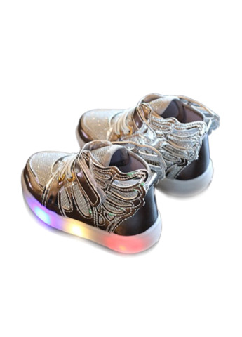 Срібні осінні кросівки led тімберленди No Brand
