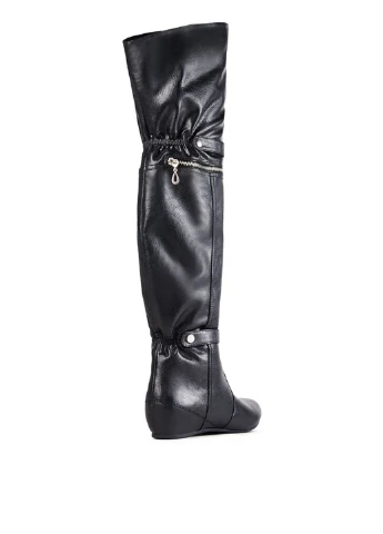 Осенние сапоги JustFab с молнией