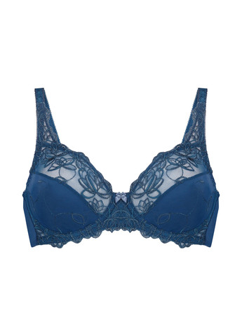 Темно-синій балконет бюстгальтер Hunkemoller з кісточками поліамід