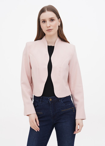 Розовый кэжуал пиджак Minus - однотонный - демисезонный