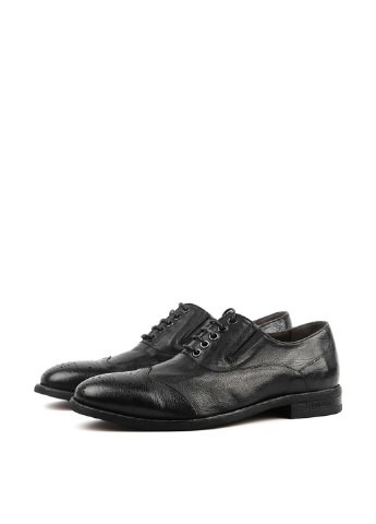 Черные кэжуал туфли Sandro Guardiani на шнурках