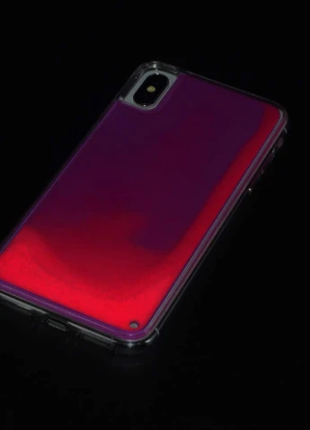 Неоновий чохол Neon Sand glow in the dark для Apple iPhone XS Max (6.5 ') Фіолетовий / Рожевий (is_00000033304_8) Epik (229726276)