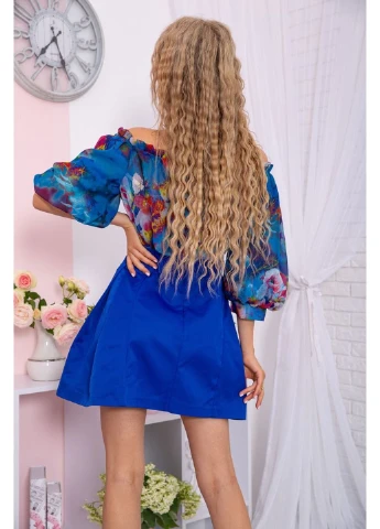 Комбінована святковий сукня 167r306-10 Ager з малюнком