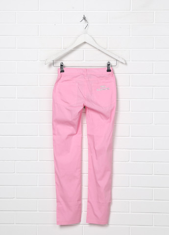 Розовые кэжуал демисезонные прямые брюки Blumarine