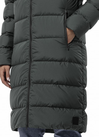 Темно-зеленое зимнее Пальто Jack Wolfskin