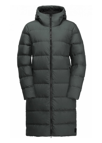 Темно-зеленое зимнее Пальто Jack Wolfskin